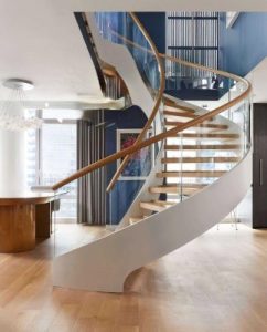 Curved Glass Staircase 1