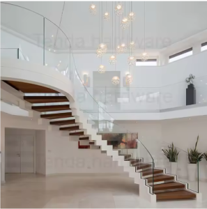 Curved Glass Staircase 2