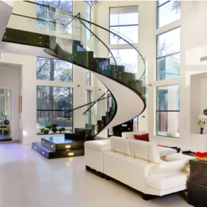 Curved Glass Staircase 3